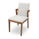 Ver imagem 2 de Kit com 2 Cadeiras de Jantar Liana com Braço - 2255 Mmj-as As-castanho Claro As-526