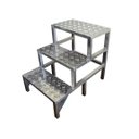 Ver imagem 1 de Escada Banqueta De Alumínio Super Resistente 03 Degraus