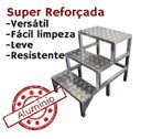 Ver imagem 5 de Escada Banqueta De Alumínio Super Resistente 03 Degraus