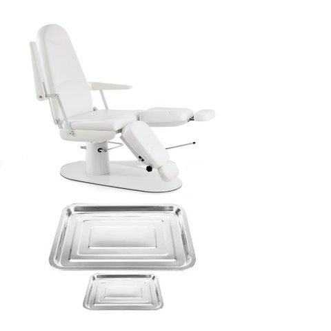 Poltrona Cadeira Hidráulica Ferrante Podologia e Brinde Fiscomed Kit Poltrona Podologia