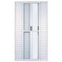 Ver imagem 1 de Porta Balcão de Correr com Veneziana de Alumínio Branco 6 Folhas Cmc Classic - 2,10 (A) X 2,00 (L)