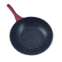 Ver imagem 2 de Panela Frigideira Work Tampa De Vidro Antiaderente Vermelho