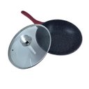 Ver imagem 1 de Panela Frigideira Work Tampa De Vidro Antiaderente Vermelho