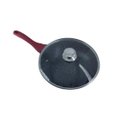 Ver imagem 3 de Panela Frigideira Work Tampa De Vidro Antiaderente Vermelho