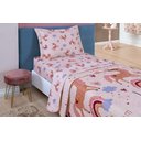 Ver imagem 2 de Conjunto de Lencol Solteiro Mundo Kids 200 Fios Dupla Face:unicornio
