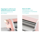 Ver imagem 3 de Cilindro Laminador de Massas Manual 28cm Estilo Com Cortador:Rosa