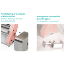 Ver imagem 4 de Cilindro Laminador de Massas Manual 28cm Estilo Com Cortador:Rosa