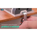 Ver imagem 7 de Cilindro Laminador de Massas Manual 28cm Estilo Com Cortador:Rosa