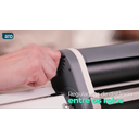 Ver imagem 5 de Cilindro Laminador de Massas Manual 28cm Estilo Com Cortador:Rosa