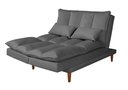 Ver imagem 3 de Sofá Cama Vancouver Suede 3 Lugares Cinza 380 Império Estofados