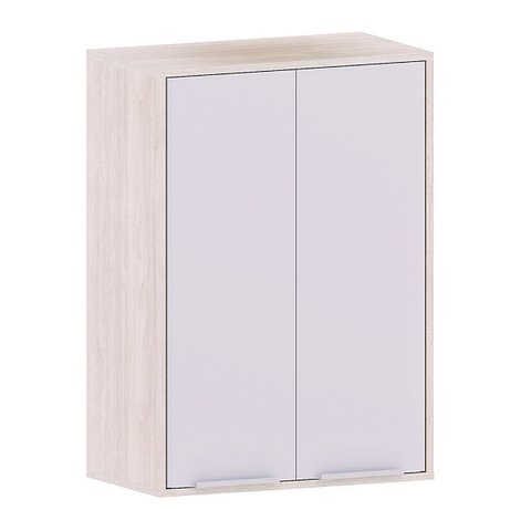 Armário Aéreo para Cozinha 60 Cm 2 Portas Atenas Cinza Cristal