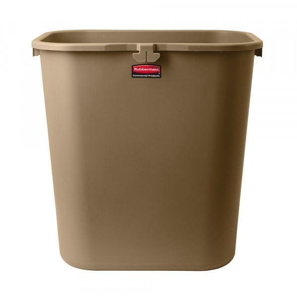 LIXEIRA BÁSICA - BEGE - 37,4L - RUBBERMAID - 1