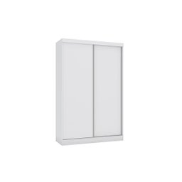 Guarda-roupa Solteiro Kappesberg 2 Pts Correr com Pé Branco - 1
