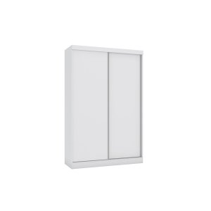 Guarda-roupa Solteiro Kappesberg 2 Pts Correr com Pé Branco