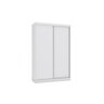 Guarda-roupa Solteiro Kappesberg 2 Pts Correr com Pé Branco - 1