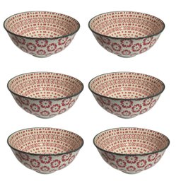 Kit 6 Lindos Bowls Porcelana Pratos Frios ou Quentes 300ml - 9