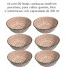 Kit 6 Lindos Bowls Porcelana Pratos Frios ou Quentes 300ml - 7