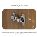 Ver imagem 3 de Guarda Roupa Robust 6 Gavetas 100%mdf Cumaru Fendi