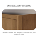 Ver imagem 5 de Guarda Roupa Robust 6 Gavetas 100%mdf Cumaru Fendi