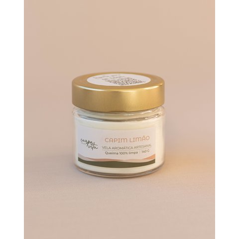 Vela Aromática Capim Limão 140g