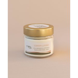 Vela Aromática Capim Limão 140g