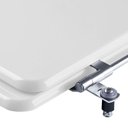 Ver imagem 3 de Assento Sanitario Poliester Azalea Branco para Vaso Celite