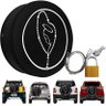 Capa Pneu Roda Estepe Fiat Doblo Universal com Cadeado Anti Furto Aro 14 à 16 Carrhel 4XX DOBLO 490  - 2