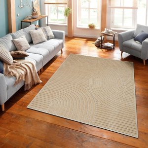 Tapete Sala Quarto Realce Antiderrap. 2,00x2,50 Sand Areia