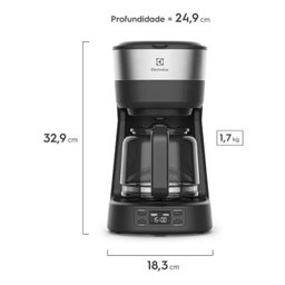 Cafeteira Programável Electrolux Ecm25 1,2l 127v - Preto - 3