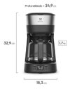 Ver imagem 3 de Cafeteira Programável Electrolux Ecm25 1,2l 127v - Preto