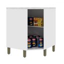 Ver imagem 2 de Armário de Cozinha para Canto 73 Cm 1 Porta 6123.8 Branco - Indékes