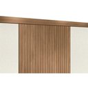 Ver imagem 5 de Guarda Roupa Casal 6 Portas e 4 Gavetas C/ Pés Buriti Jatoba/grafitte - Santos Andirá