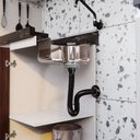 Ver imagem 2 de Sifão Sanfonado Extensível Blukit 70cm Preto Universal