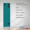 Ver imagem 4 de Espelho Grande Corpo Inteiro Lapidado com Bisotê 140x40cm - Closet