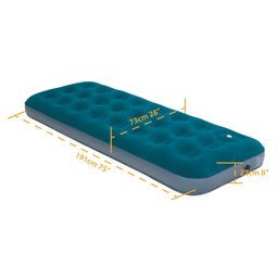 Colchão Inflável Cama Solteiro Airbed com Bomba Interna Vg Plus - 6