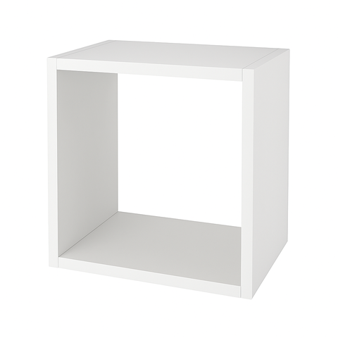 Nicho Cubo em MDF 30x30x20cm Branco para Sala Quarto Escritório
