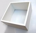 Ver imagem 3 de Nicho Cubo em MDF 30x30x20cm Branco para Sala Quarto Escritório