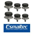 Ver imagem 5 de 6 Tampas Espalhadores + 6 Queimadores Boca de Fogão Esmaltec Veneza/ Bali/ Ágata/ Munique/ Caribe