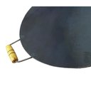 Ver imagem 2 de Tacho Disco de Arado Aço Carbono 45cm Fundo Rústico Resistente Grandes Porções Carreteiro Churrasco
