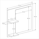 Ver imagem 7 de Gabinete P Banheiro C Espelheira e Cuba Adonis Preto Ripado Ofertamo