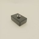 Ver imagem 2 de Porta Joias Caixa Organizador Espelhado Mdf 3x6x10cm Preto Decorativo