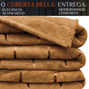 Ver imagem 2 de Coberta Queen Size Manta Bella Super Fofinha e Grossa Paris:terracota