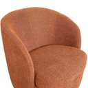 Ver mais imagens de Kit 2 Poltronas para Sala e Escritório Base Giratória Samara Linho Terracota
