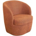 Ver imagem 5 de Kit 2 Poltronas para Sala e Escritório Base Giratória Samara Linho Terracota