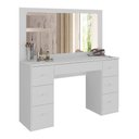 Ver imagem 5 de Penteadeira Camarim com Espelho e 7 Gavetas Isis Multimóveis MP6100 Branco