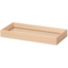 Bandeja Retangular em MDF Bege Claro com Linho 28 X 12 X 3CM MART 15678 - 1