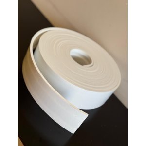Ripado de Eva Branco Adesivado Mm Larg 5cm - (rolo 10 Metros)