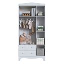 Ver imagem 4 de Guarda-Roupa Infantil Encanto Branco 3 Portas 2 Gavetas Completa Móveis