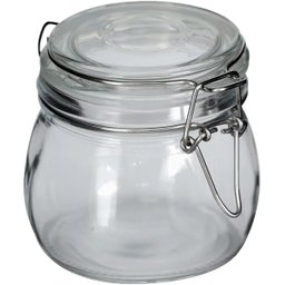 Kit 8 Potes de Vidro Hermético Tampa Vedação Conserva 500ml - 2