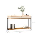 Ver imagem 2 de Aparador de Sala Aparador para Sala Buffet 1 Gaveta - Off White Nature Preto